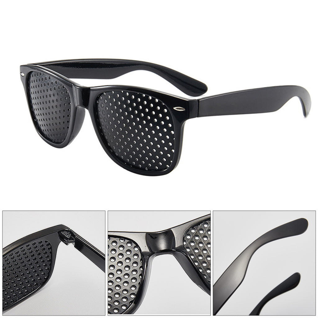 Anti-myopia Astigmatism Glasses Vision Correction Fatigue Pin Hole Glasses With Holes For Men Women Eyesight Improvement Eyewear
