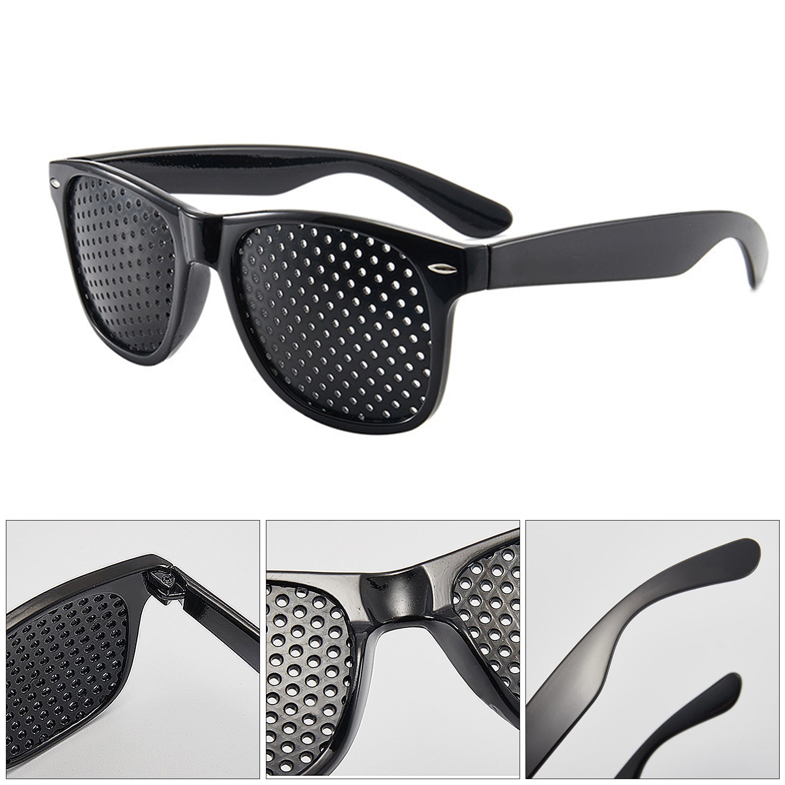 Anti-myopia Astigmatism Glasses Vision Correction Fatigue Pin Hole Glasses With Holes For Men Women Eyesight Improvement Eyewear