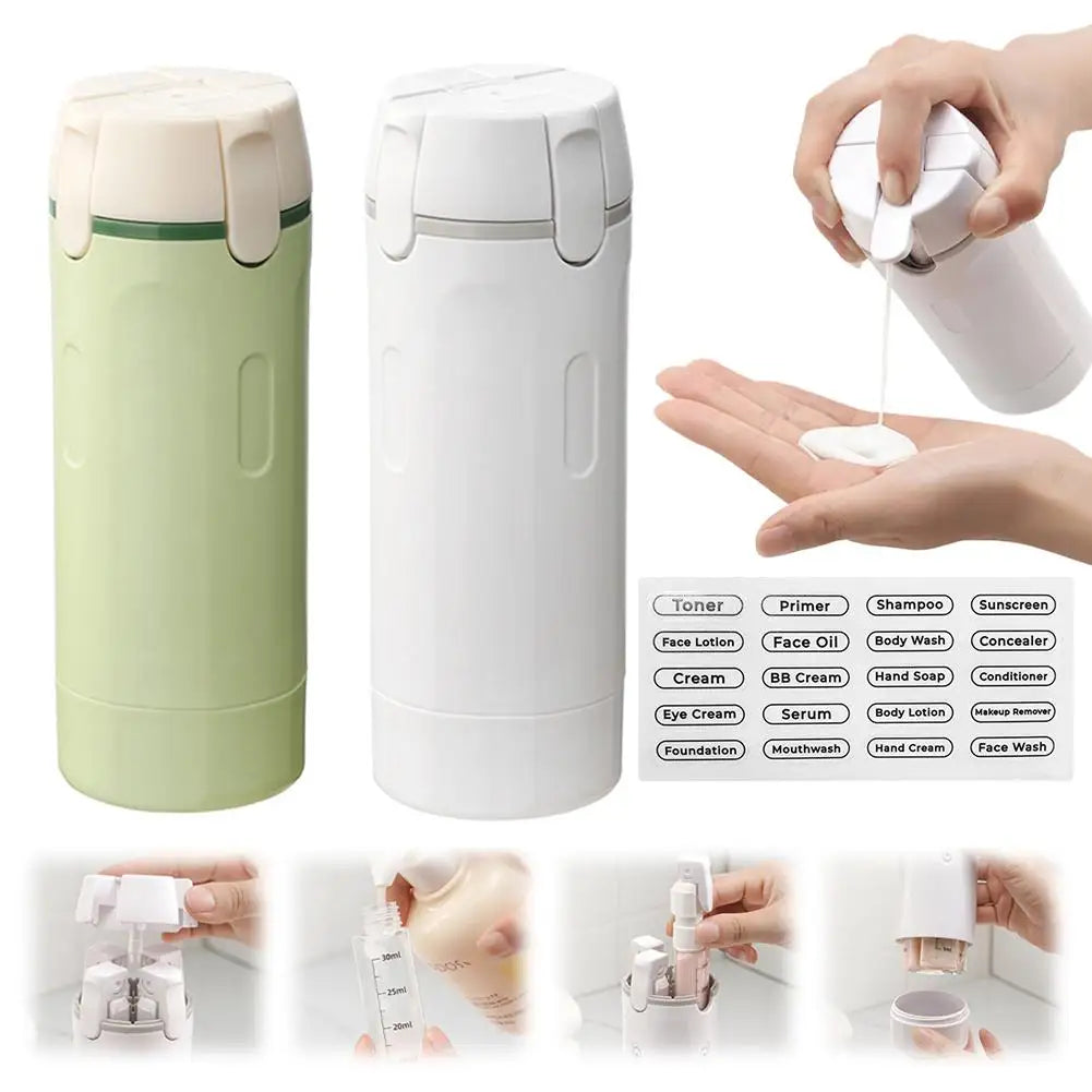 4 in 1 Draagbare Reisflessen van de Reisdispenser van het Lekbevis Lekdichte Reiscontainer voor de Lotion van de Conditioner van