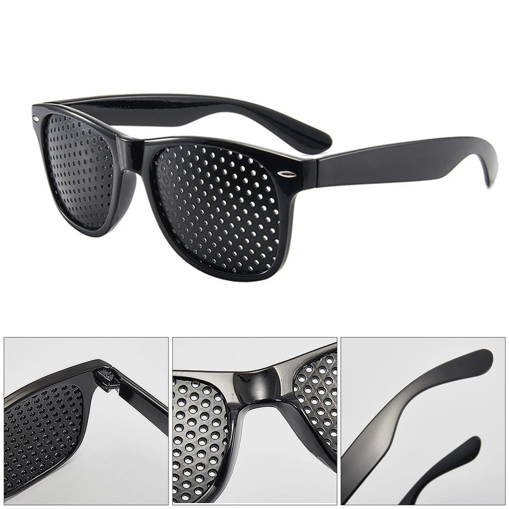 Anti-myopia Astigmatism Glasses Vision Correction Fatigue Pin Hole Glasses With Holes For Men Women Eyesight Improvement Eyewear