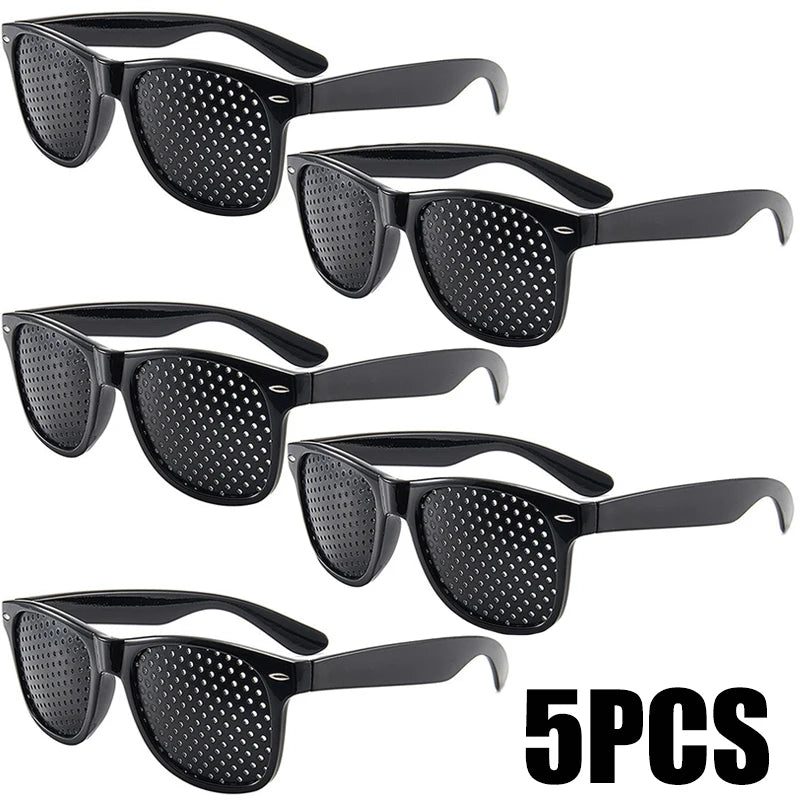 Anti-myopia Astigmatism Glasses Vision Correction Fatigue Pin Hole Glasses With Holes For Men Women Eyesight Improvement Eyewear